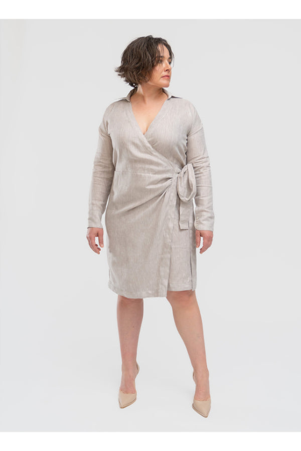 the Hemp Wrap Dress