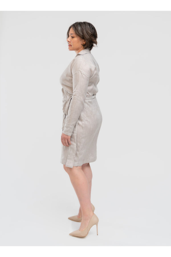 the Hemp Wrap Dress