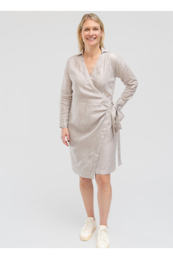 the Hemp Wrap Dress