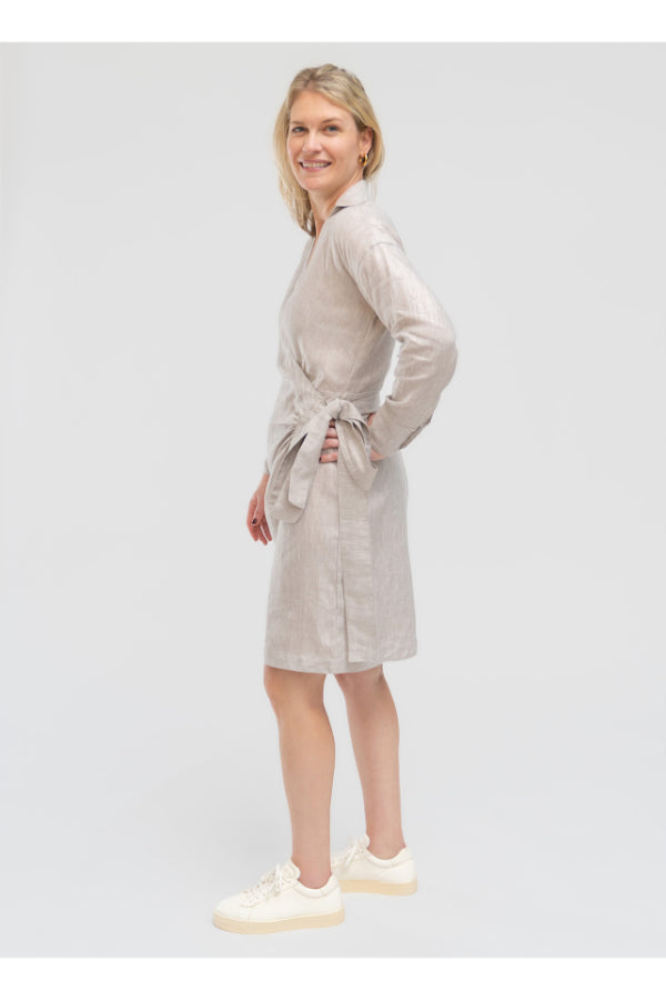the Hemp Wrap Dress