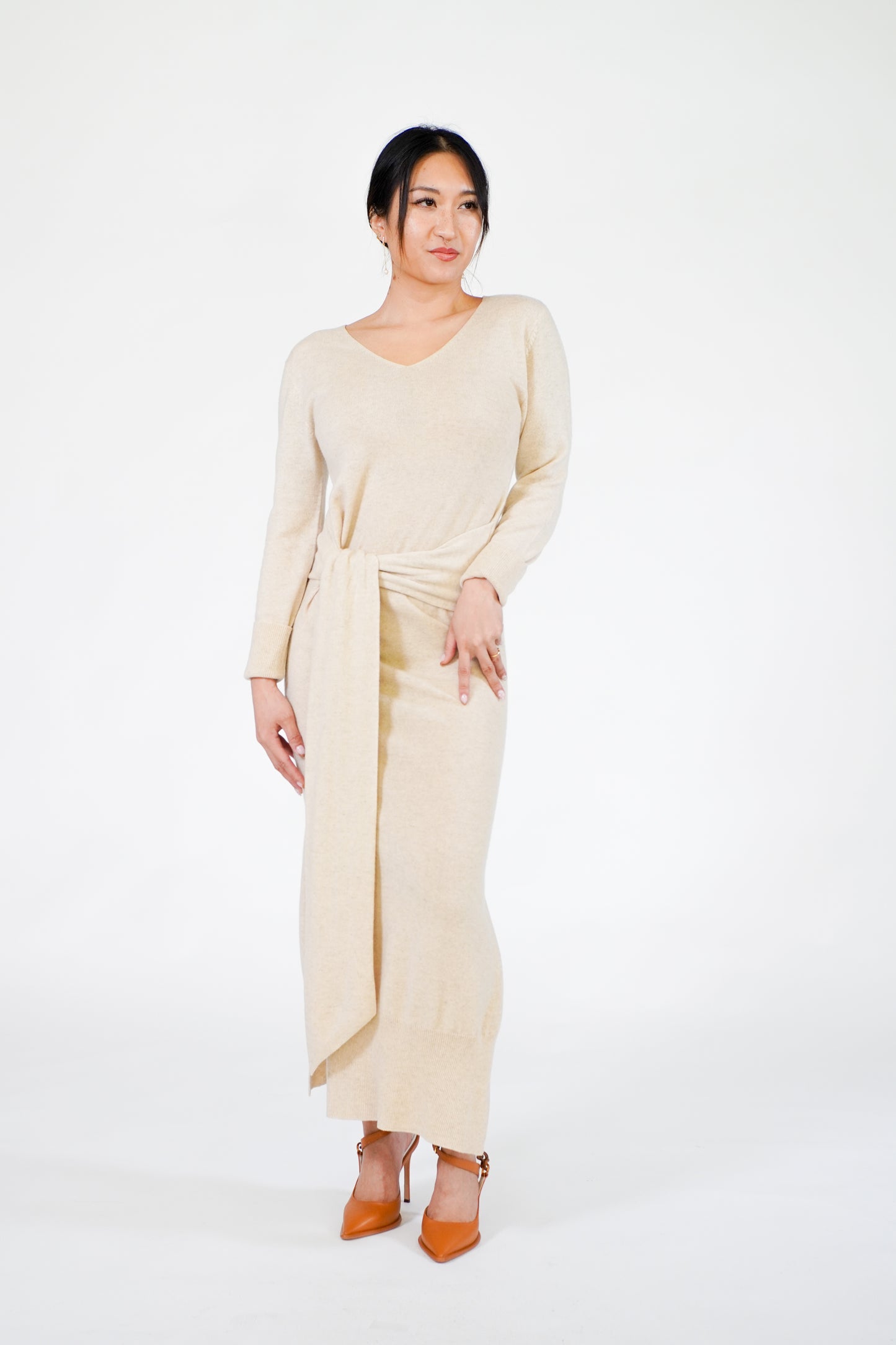 Cashmere Wrap Dress