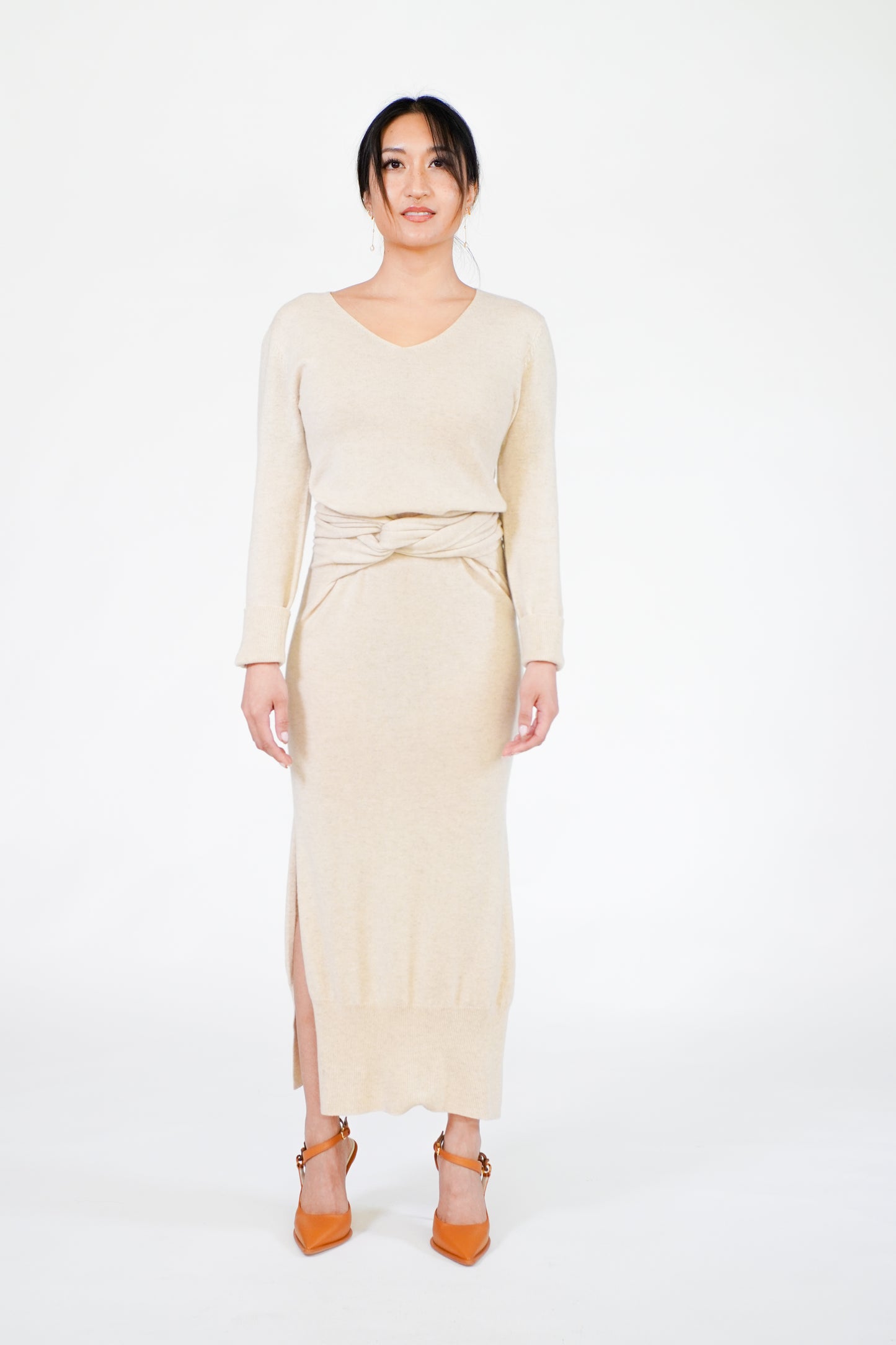 Cashmere Wrap Dress