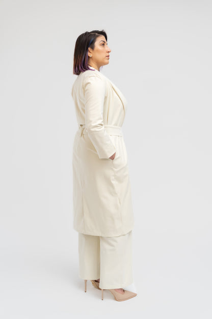 the Cotton Wrap Coat