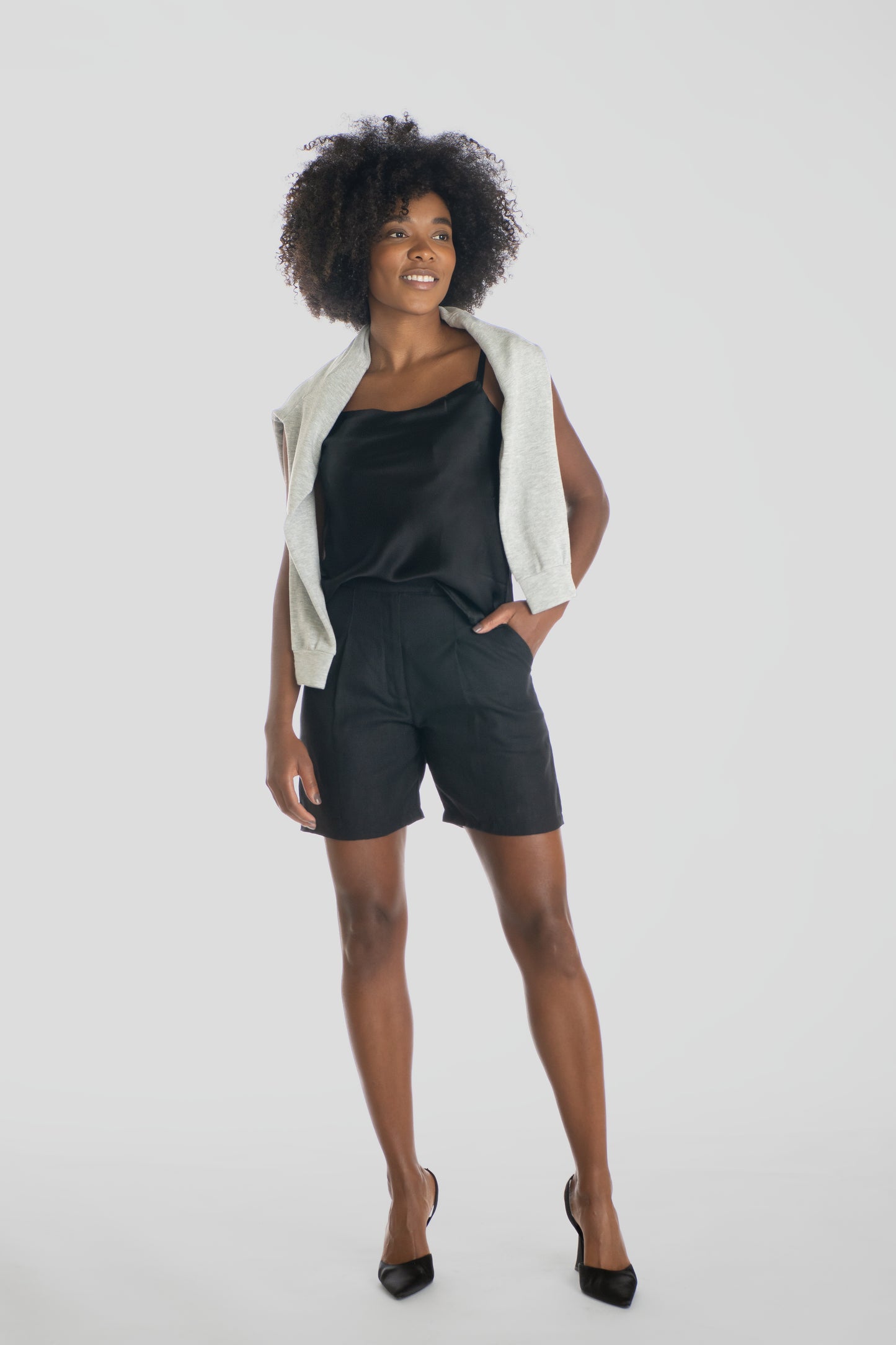 the Hemp Pleated Shorts